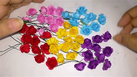 making synthetic flowers at home